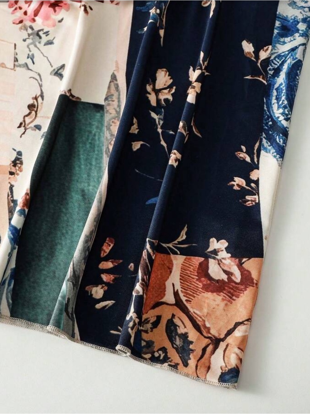 Boho floral print belted maxi dress - Picture 6 of 7